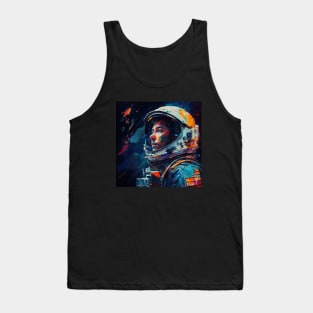 Astronaut Exploring the Unknown Tank Top